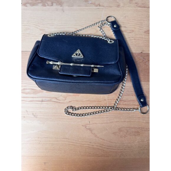 Loungefly Harry Potter Deathly Hallows Wand Crossbody Bag - Picture 1 of 9